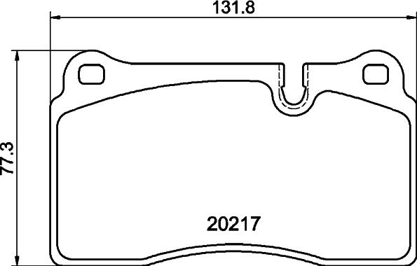 DON PCP2181 - Тормозные колодки, дисковые, комплект avtokuzovplus.com.ua