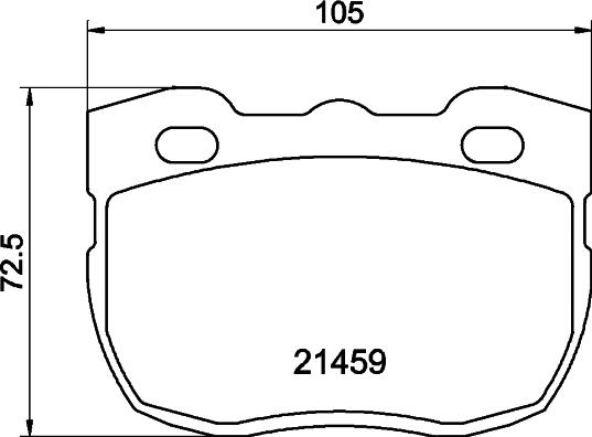 DON PCP2183 - Гальмівні колодки, дискові гальма autocars.com.ua