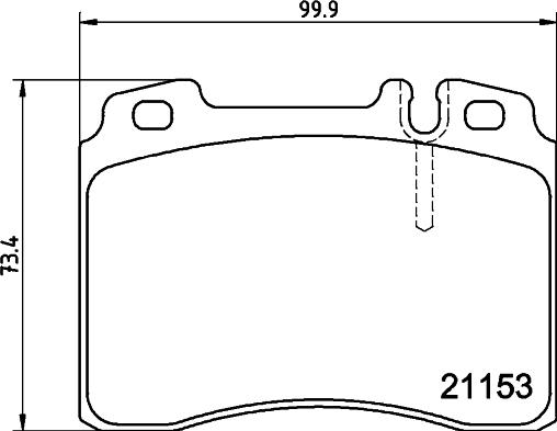 DON PCP2196 - Тормозные колодки, дисковые, комплект autodnr.net