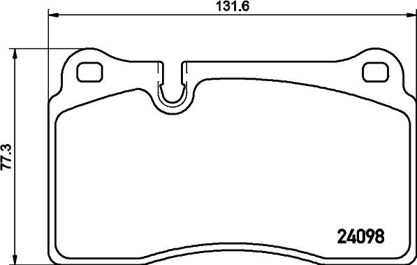 DON PCP2239 - Тормозные колодки, дисковые, комплект avtokuzovplus.com.ua