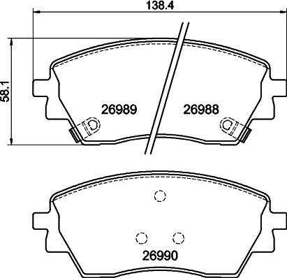 DON PCP2313 - Гальмівні колодки, дискові гальма autocars.com.ua