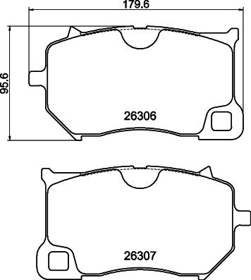 DON PCP2325 - Гальмівні колодки, дискові гальма autocars.com.ua