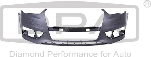 DPA 88071818602 - Бампер передний с омывателем и без помощи при парковке Audi A3 13-16 88071818602 DPA autocars.com.ua