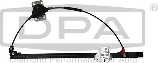 DPA 88370303602 - Стеклоподъемник механический передний правый VW T4 91-95 88370303602 DPA autocars.com.ua