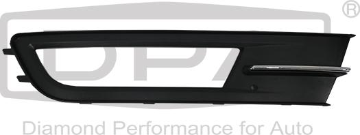 DPA 88541791402 - Решетка противотуманной фары левая с полосой VW Passat 14- 88541791402 DPA autocars.com.ua