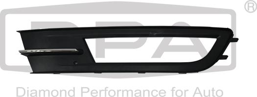 DPA 88541791502 - Решетка протифотуманной фары правой с полосой VW Passat 14- 88541791502 DPA autocars.com.ua