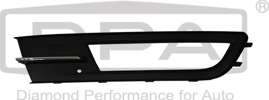DPA 88541793502 - Решетка противотуманной фары правой с полосой VW Passat 14- 88541793502 DPA autocars.com.ua
