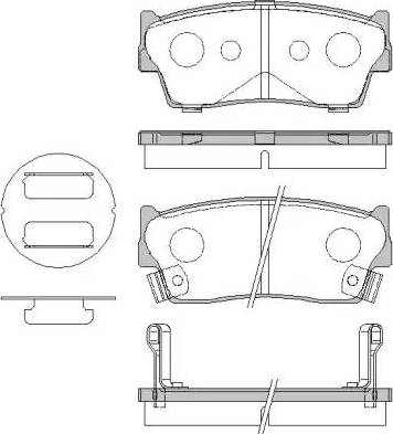 Dr!ve+ DP1010.10.0332 - Гальмівні колодки, дискові гальма autocars.com.ua