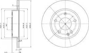 Dr!ve+ DP1010.11.0152 - Гальмівний диск autocars.com.ua