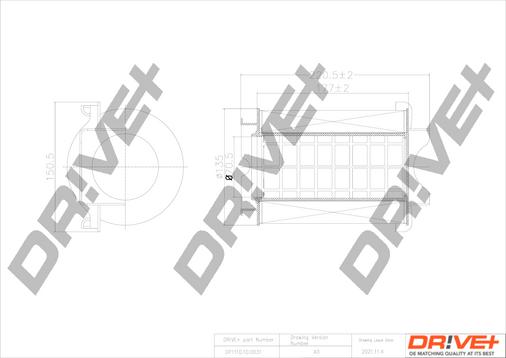 Dr!ve+ DP1110.10.0031 - Повітряний фільтр autocars.com.ua