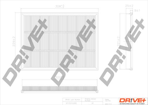 Dr!ve+ DP1110.10.0045 - Воздушный фильтр autodnr.net