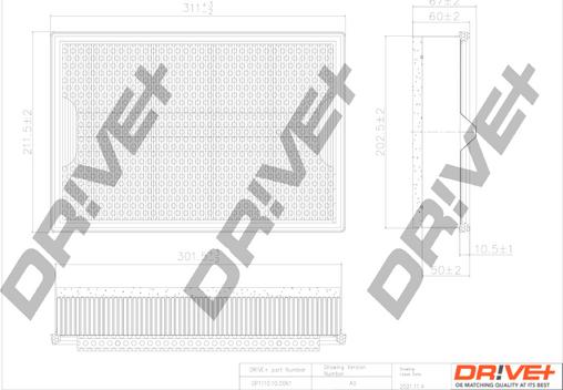 Dr!ve+ DP1110.10.0061 - Воздушный фильтр autodnr.net