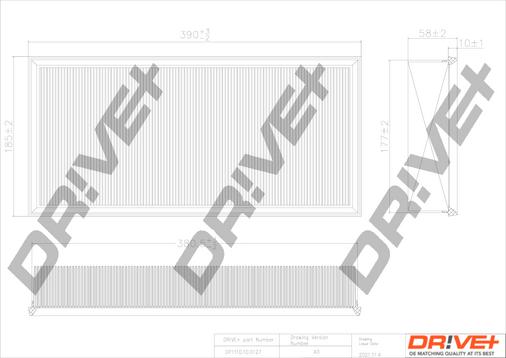 Dr!ve+ DP1110.10.0127 - Повітряний фільтр autocars.com.ua