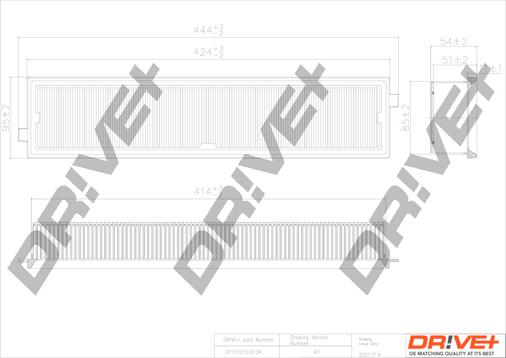 Dr!ve+ DP1110.10.0134 - Повітряний фільтр autocars.com.ua