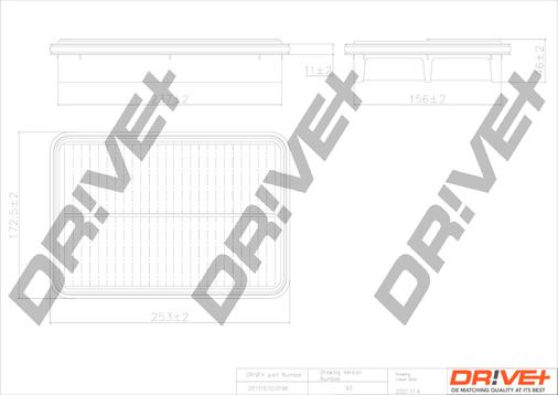 Dr!ve+ DP1110.10.0196 - Повітряний фільтр autocars.com.ua