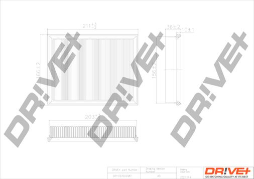 Dr!ve+ DP1110.10.0387 - Воздушный фильтр autodnr.net