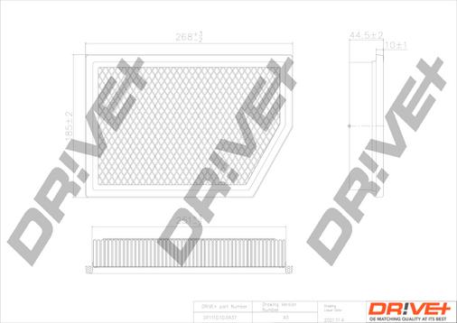 Dr!ve+ DP1110.10.0437 - Повітряний фільтр autocars.com.ua