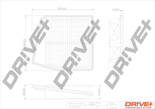 Dr!ve+ DP1110.10.0447 - Воздушный фильтр autodnr.net