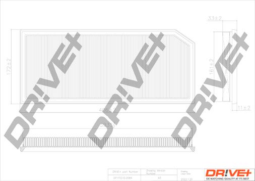 Dr!ve+ DP1110.10.0584 - Повітряний фільтр autocars.com.ua