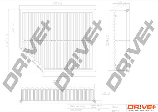 Dr!ve+ DP1110.10.0647 - Повітряний фільтр autocars.com.ua