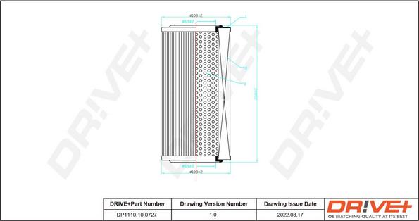 Dr!ve+ DP1110.10.0727 - Воздушный фильтр autodnr.net
