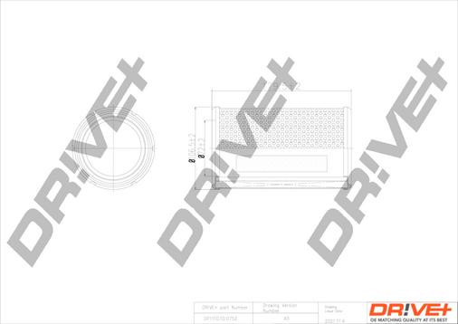 Dr!ve+ DP1110.10.0752 - Повітряний фільтр autocars.com.ua
