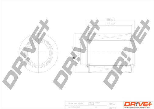 Dr!ve+ DP1110.10.0760 - Повітряний фільтр autocars.com.ua