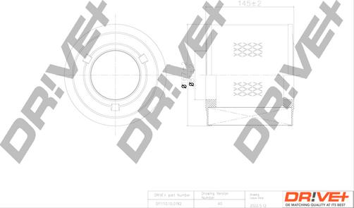 Dr!ve+ DP1110.10.0782 - Повітряний фільтр autocars.com.ua