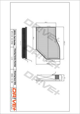 Dr!ve+ DP1110.10.0786 - Повітряний фільтр autocars.com.ua