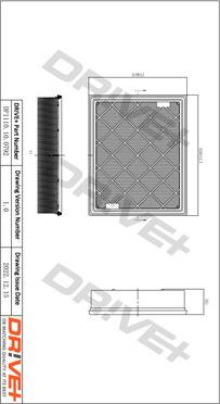 Dr!ve+ DP1110.10.0792 - Повітряний фільтр autocars.com.ua