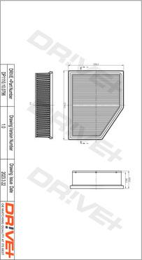 Dr!ve+ DP1110.10.0796 - Повітряний фільтр autocars.com.ua