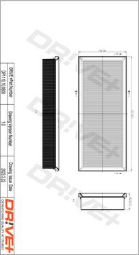 Dr!ve+ DP1110.10.0800 - Повітряний фільтр autocars.com.ua