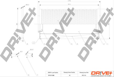 Dr!ve+ DP1110.11.0024 - DP1110.11.0024 Drive - Фільтр оливи autocars.com.ua