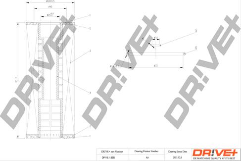 Dr!ve+ DP1110.11.0026 - Масляный фильтр autodnr.net