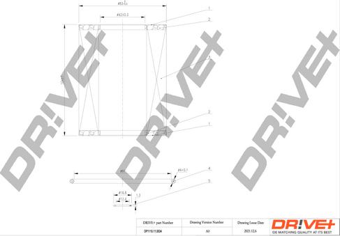 Dr!ve+ DP1110.11.0034 - Масляний фільтр autocars.com.ua