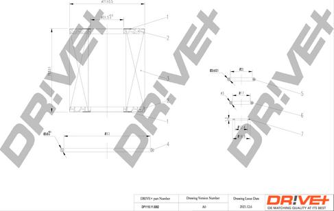 Dr!ve+ DP1110.11.0082 - Масляний фільтр autocars.com.ua