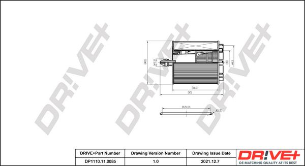 Dr!ve+ DP1110.11.0085 - Масляный фильтр autodnr.net