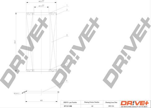 Dr!ve+ DP1110.11.0086 - Масляный фильтр autodnr.net