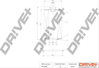 Dr!ve+ DP1110.11.0098 - DP1110.11.0098 Drive - Фільтр оливи аналог WL7422 autocars.com.ua