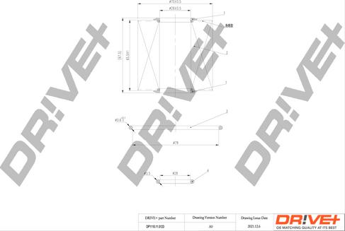 Dr!ve+ DP1110.11.0123 - Масляний фільтр autocars.com.ua