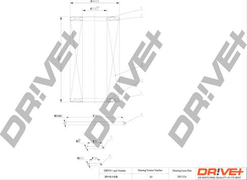 Dr!ve+ DP1110.11.0126 - Масляний фільтр autocars.com.ua