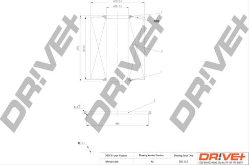 Dr!ve+ DP1110.11.0141 - Масляний фільтр autocars.com.ua