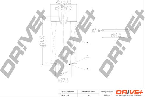 Dr!ve+ DP1110.11.0158 - Масляный фильтр autodnr.net