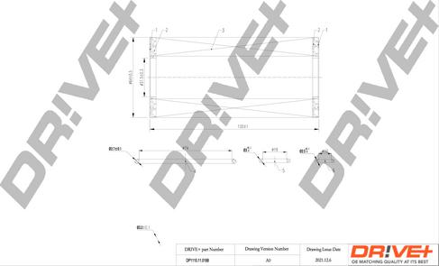 Dr!ve+ DP1110.11.0188 - Масляний фільтр autocars.com.ua