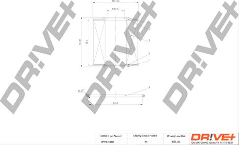 Dr!ve+ DP1110.11.0203 - Масляний фільтр autocars.com.ua
