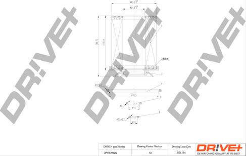 Dr!ve+ DP1110.11.0242 - Масляний фільтр autocars.com.ua