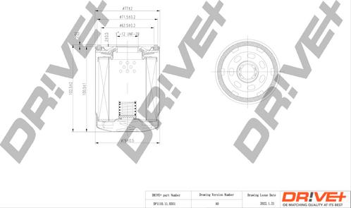 Dr!ve+ DP1110.11.0351 - Масляный фильтр autodnr.net