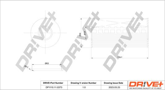 Dr!ve+ DP1110.11.0373 - Масляный фильтр autodnr.net