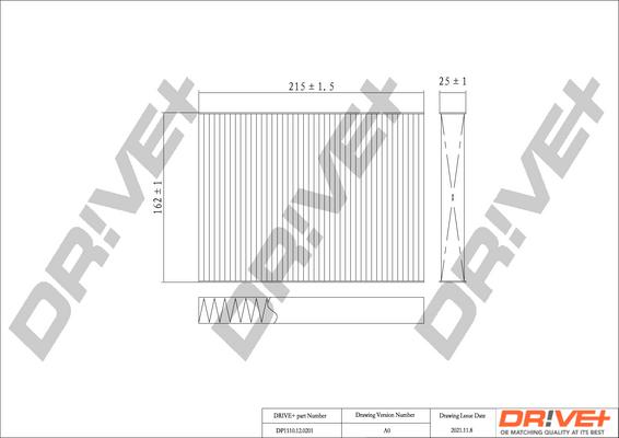 Dr!ve+ DP1110.12.0201 - Фильтр воздуха в салоне autodnr.net