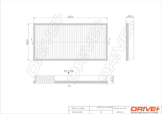 Dr!ve+ DP1110.12.0210 - Фильтр воздуха в салоне autodnr.net